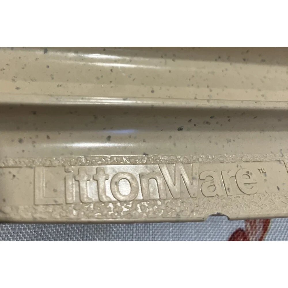 LittonWare Vintage Reversible Microwave Oven Bacon Tray Roasting Rack USA Made